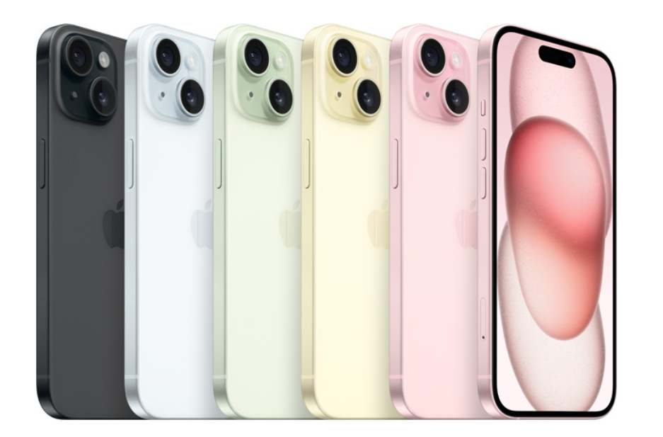 아이폰 15 기본 모델과 아이폰 15  플러스 모델의 색상